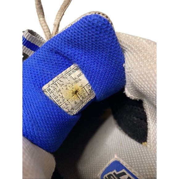 Skechers Sport Trail Chunky Sneakers Womens Size 7 Gray White Blue Suede Mesh - Picture 6 of 10